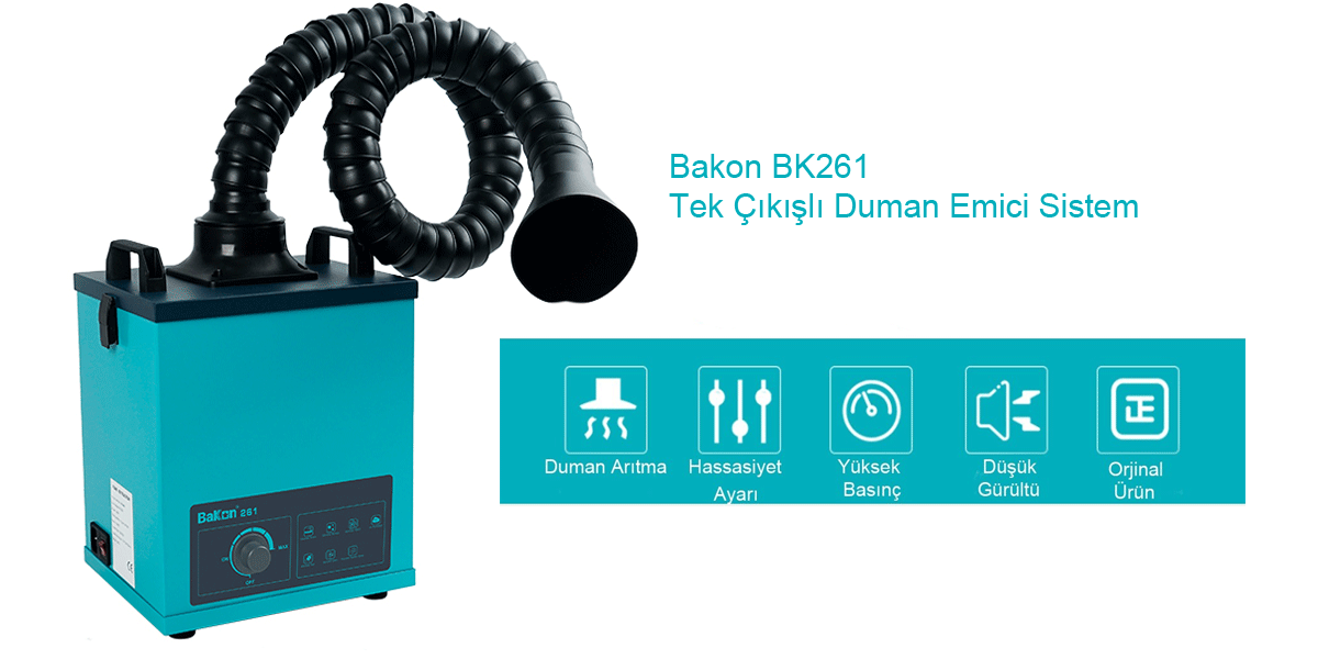 Bakon BK261 ESD Duman Emici Sistem